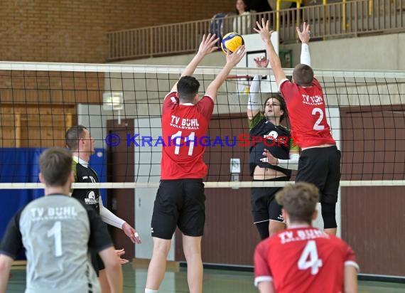 2022/23 Volleyball Herren Oberliga SG Helmstadt/Sinsheim vs TV Bühl 2 (© Siegfried Lörz)